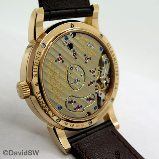 A. Lange and Sohne 101.032 Lange 1 with Silver Dial 18K Rose Gold - Image 4