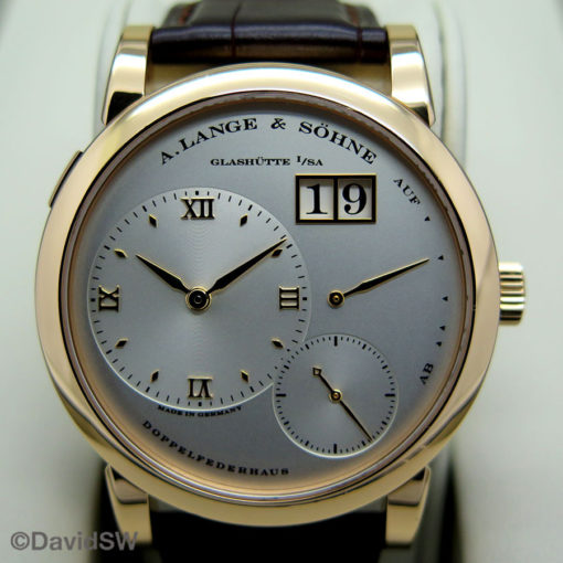A. Lange and Sohne 101.032 Lange 1 with Silver Dial 18K Rose Gold - Image 3