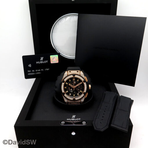 Hublot King Power Unico 18K Rose Gold Diamond Chronograph 48mm