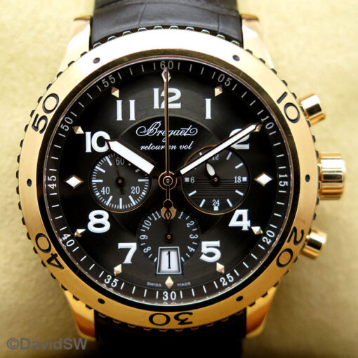 Breguet Type XXI 3810 18K Rose Gold Flyback with Grey Dial - DavidSW