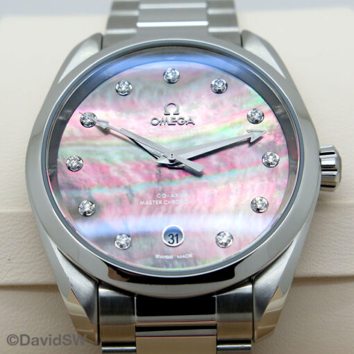 Omega Seamaster Aqua Terra 150m with Tahiti Mother of Pearl Diamond Dial 38mm - Image 3