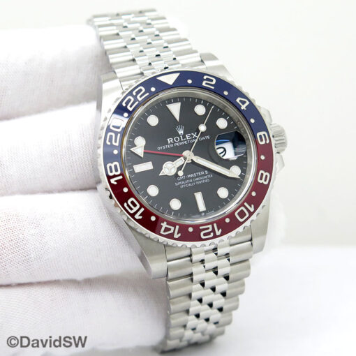 Rolex 126710BLRO GMT Master II on Jubilee
