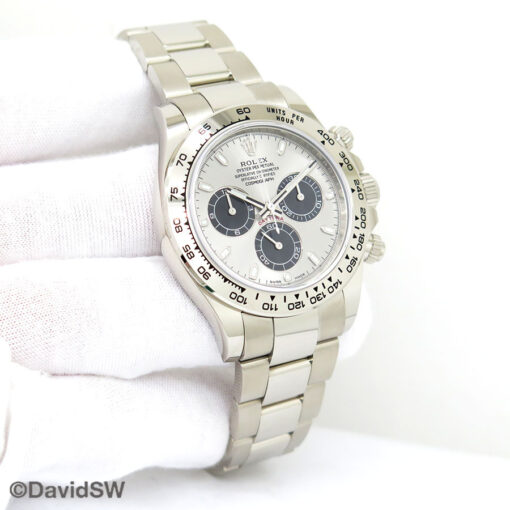 Rolex 116509 Cosmograph Daytona 18K White Gold with Steel Dial