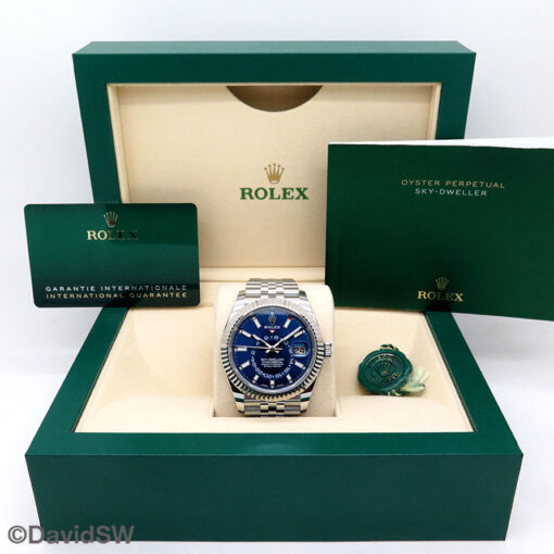 Rolex 326934 Skydweller with Blue Dial on Jubilee - Image 2