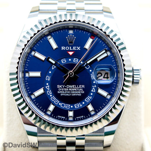 Rolex 326934 Skydweller with Blue Dial on Jubilee - Image 3