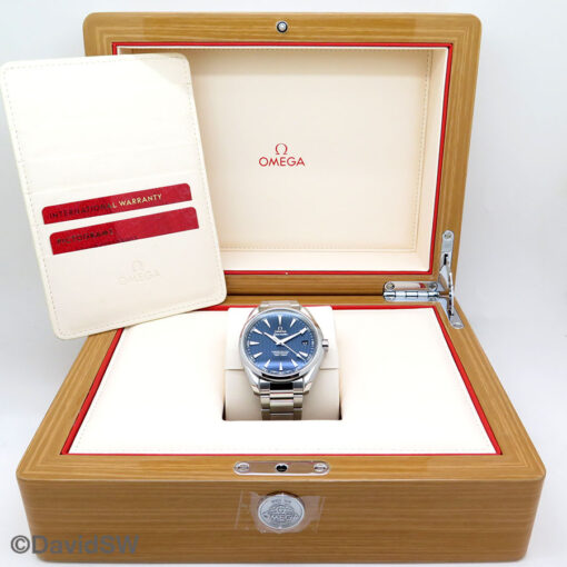 Omega Seamaster Aqua Terra 150m with Blue Dial 41mm - Image 2