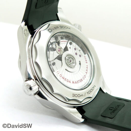 Omega Seamaster Diver 300m with Green Dial on Strap - Image 4