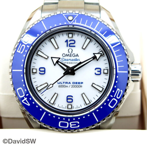Omega Seamaster Planet Ocean 6000m Ultra Deep 46mm White and Blue - Image 3