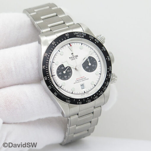 Tudor 79360N Black Bay Chronograph with White Dial