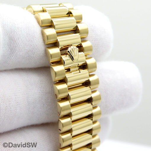 Rolex 228238 Day Date 40 18K Yellow Gold with Silver Roman Dial - Image 7