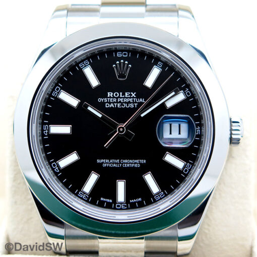 Rolex 116300 Datejust II with Black Stick Dial on Oyster - Image 3