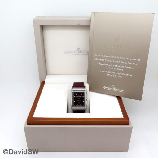 Jaeger LeCoultre Q397846J Reverso Tribute Monoface Small Seconds with Red Dial - Image 3