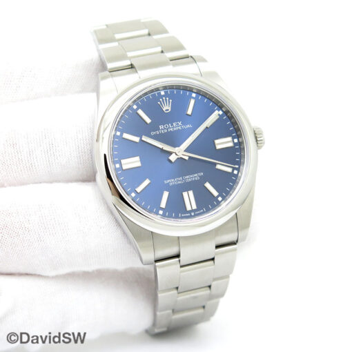 Rolex 124300 Oyster Perpetual 41mm with Blue Dial