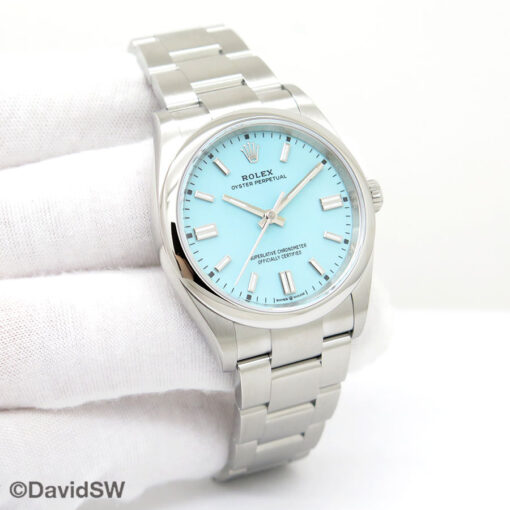 Rolex 126000 Oyster Perpetual with Turquoise Dial