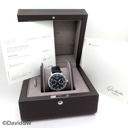 Glashutte Senator Observer Automatic with Black Dial - Image 2