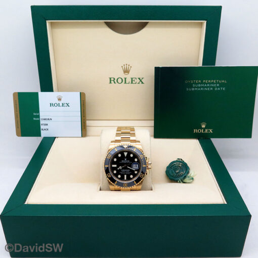 Rolex 116618LN Submariner 18K Yellow Gold - Image 2
