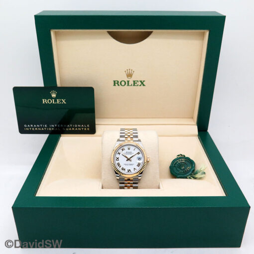 Rolex 278273 Datejust 18K/SS with White Roman Dial on Jubilee - Image 2