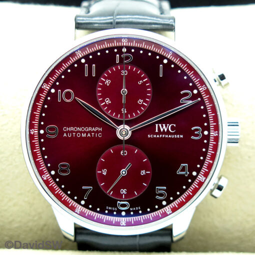 IWC IW3716 Portugieser Chronograph Automatic with Red Dial - Image 3
