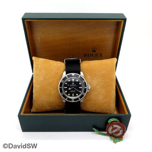 Alternative view of Rolex 5513 Submariner on NATO