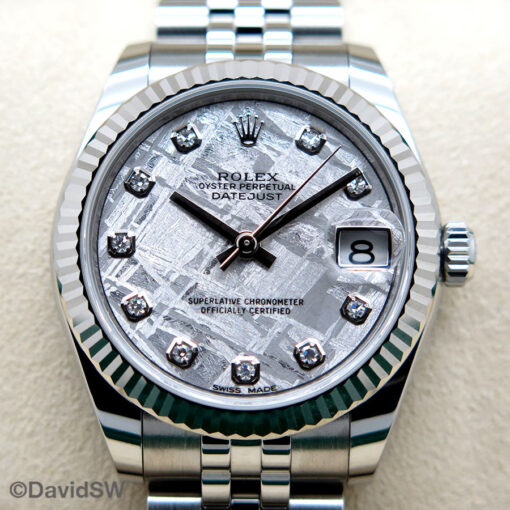Rolex 178274 Datejust with Meteorite Diamond Dial on Jubilee - Image 3