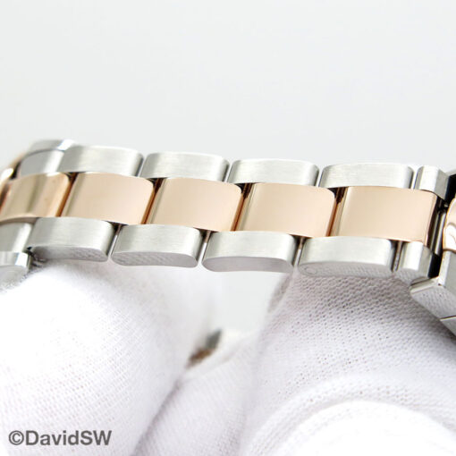Rolex 279161 Datejust 18K/SS with Rose Diamond Dial & IX on Oyster - Image 8