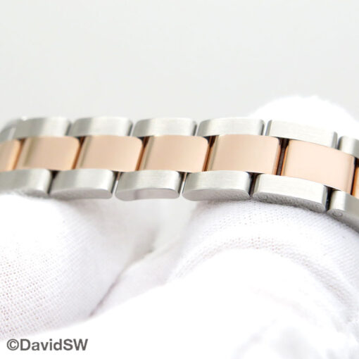 Rolex 279161 Datejust 18K/SS with Rose Diamond Dial & IX on Oyster - Image 6