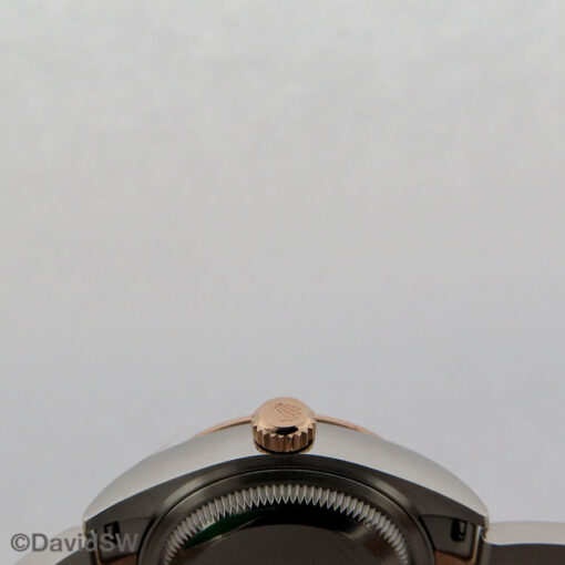 Rolex 279161 Datejust 18K/SS with Rose Diamond Dial & IX on Oyster - Image 4