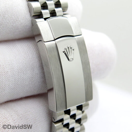 Rolex 126234 Datejust with Silver Stick Dial on Jubilee - Image 7