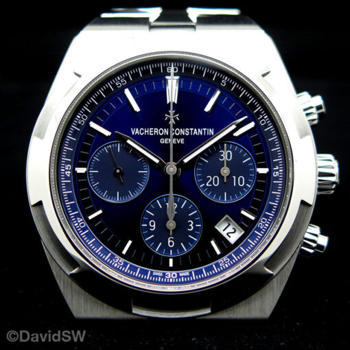 Vacheron Constantin 5500V Overseas Chronograph with Blue Dial - Image 3