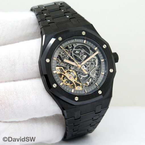 Audemars Piguet 15416CE Royal Oak Double Balance Wheel Openworked Black Ceramic