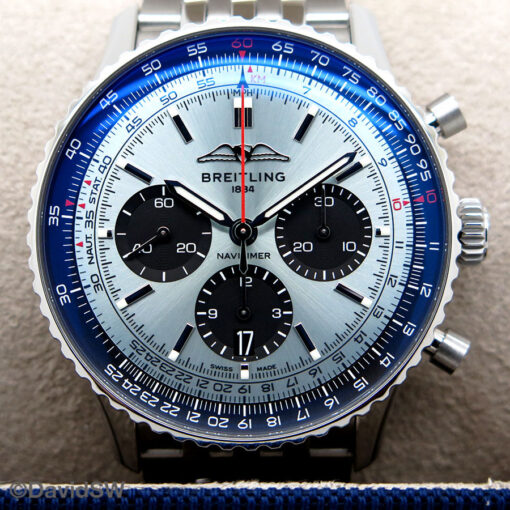 Breitling AB0138 Navitimer B01 Chronograph 43mm with Ice Blue Dial on Bracelet - Image 3