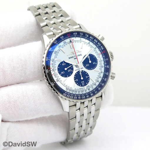 Breitling AB0138 Navitimer B01 Chronograph 43mm with Ice Blue Dial on Bracelet