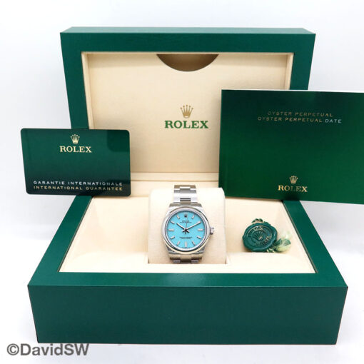 Rolex 277200 Oyster Perpetual 31 with Turquoise Dial - Image 2