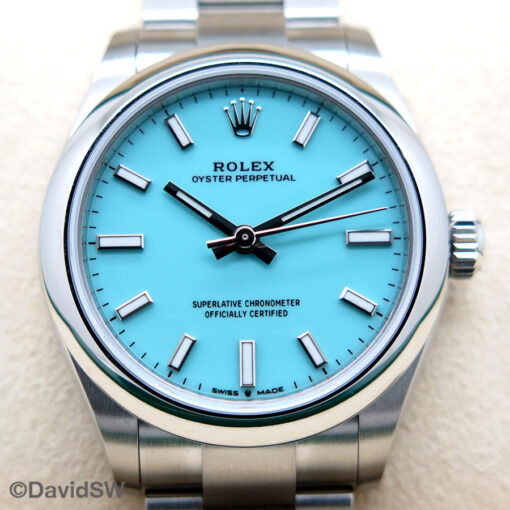 Rolex 277200 Oyster Perpetual 31 with Turquoise Dial - Image 3