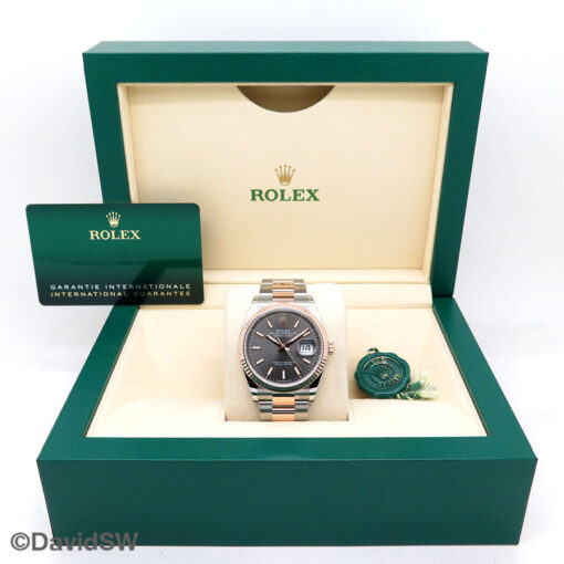 Rolex 126231 Datejust 18K/SS with Slate Stick Dial on Oyster - Image 2