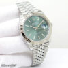 Rolex 126334 Datejust 41 with Mint Green Stick Dial on Jubilee