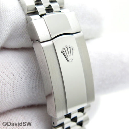 Rolex 126334 Datejust 41 with Mint Green Stick Dial on Jubilee - Image 7