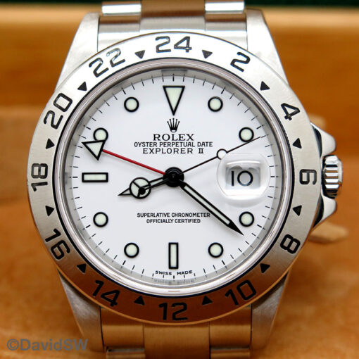 Rolex 16570 Explorer II with White Dial - Image 3