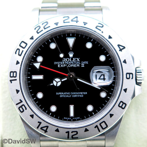 Rolex 16570 Explorer II with Black Dial and 3186 Movement - Image 3
