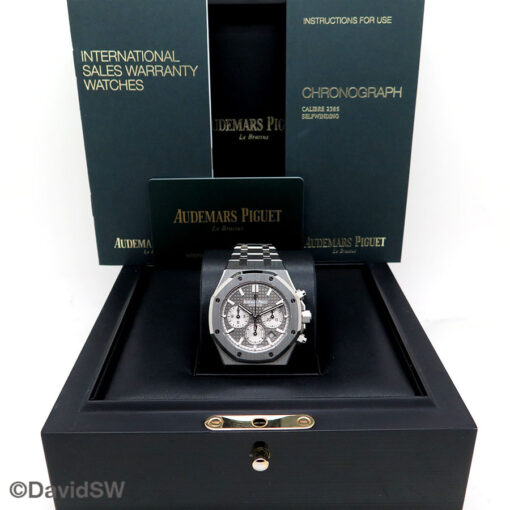 Audemars Piguet 26315ST Royal Oak Chronograph with Ruthenium Dial - Image 2
