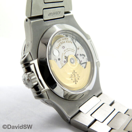 Patek Philippe 5726/1A Nautilus Annual Calendar Moonphase with Black Dial - Image 4