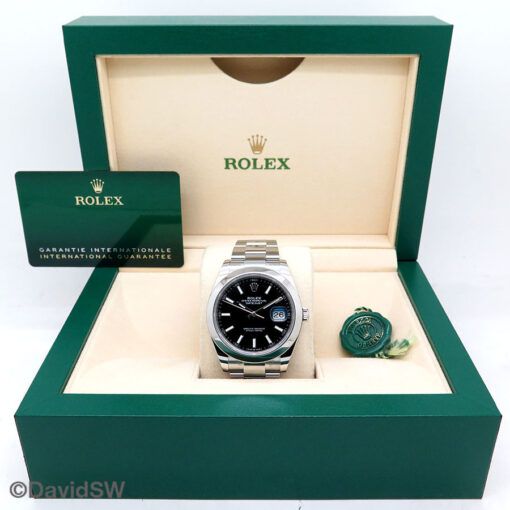Rolex 126300 Datejust 41 with Black Stick Dial on Oyster - Image 2