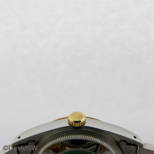Rolex 16233 Datejust 18K/SS with Champagne Stripe Motif Dial on Jubilee - Image 5