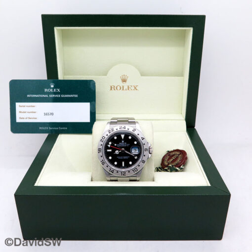 Rolex 16570 Explorer II with Black Dial - Image 2