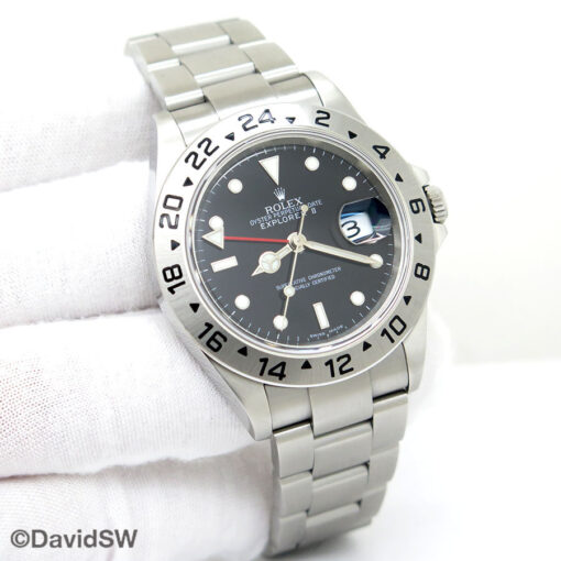 Rolex 16570 Explorer II with Black Dial