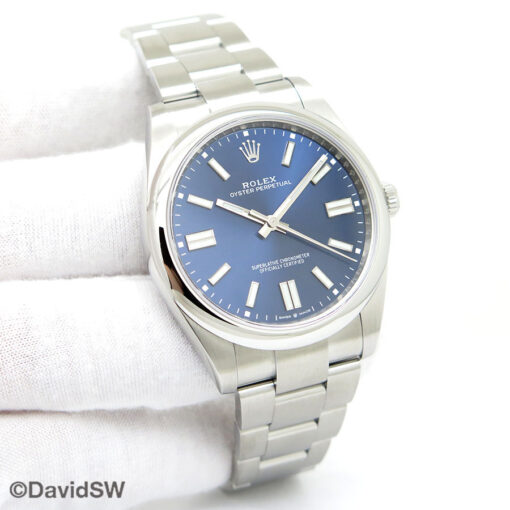 Rolex 124300 Oyster Perpetual 41mm with Blue Dial