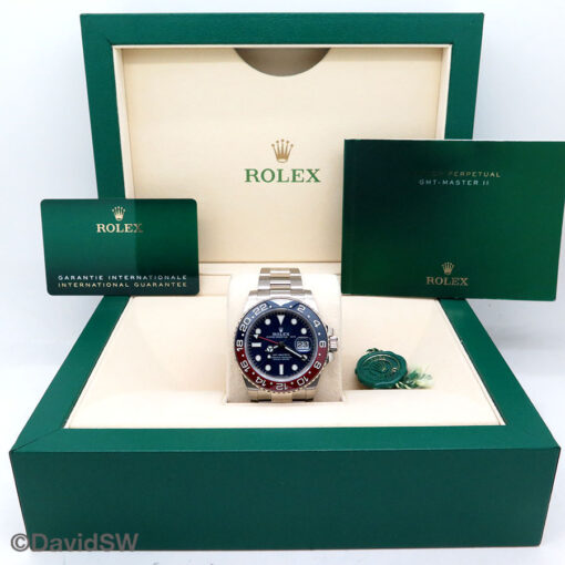 Rolex 126719BLRO GMT Master II with Blue Dial - Image 2