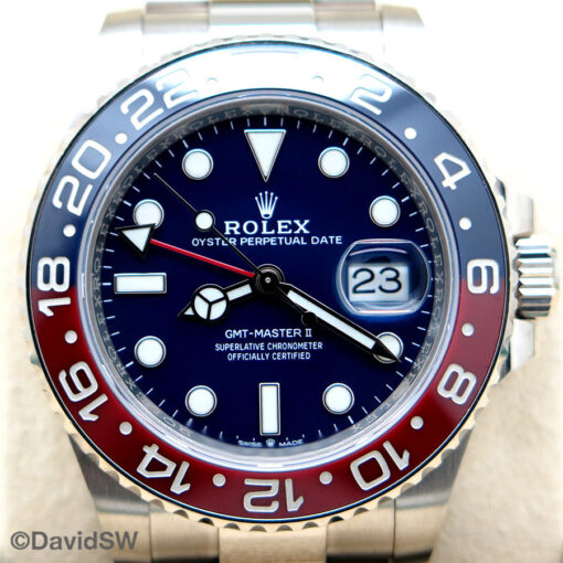 Rolex 126719BLRO GMT Master II with Blue Dial - Image 3