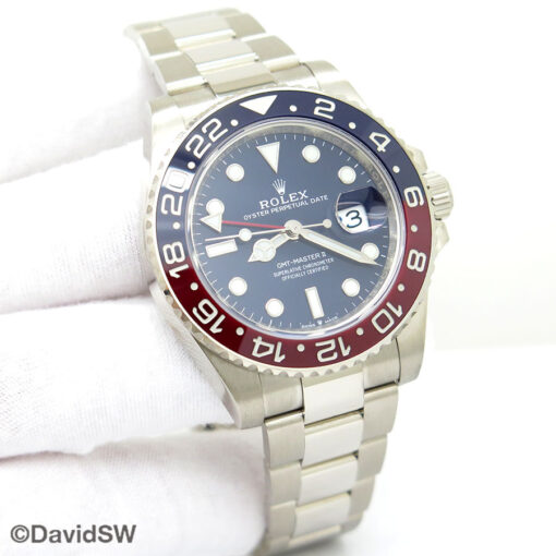 Rolex 126719BLRO GMT Master II with Blue Dial