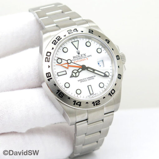 Rolex 216570 Explorer II with White Dial